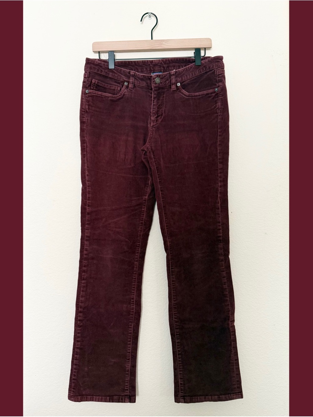 🍂 patagonia cotton merlot burgundy  corduroy pants